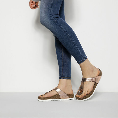 BIRKENSTOCK // GIZEH SFB / METALLIC COPPER - ::