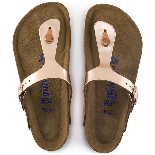 BIRKENSTOCK // GIZEH SFB / METALLIC COPPER - ::