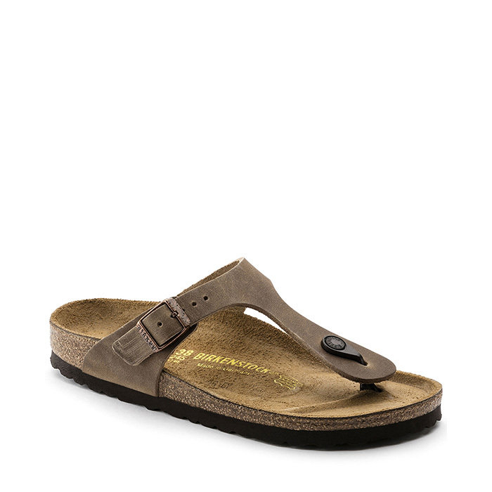 BIRKENSTOCK // GIZEH / TABACCO BROWN (LEATHER) - ::