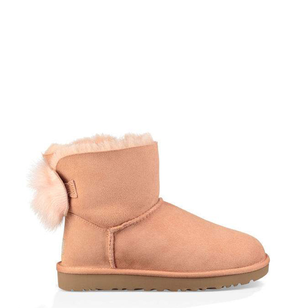 UGG FLUFF BOW MINI SUNTAN GARDENIA