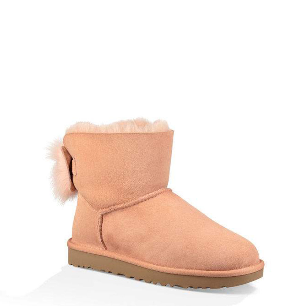 Fluff bow cheap mini ugg