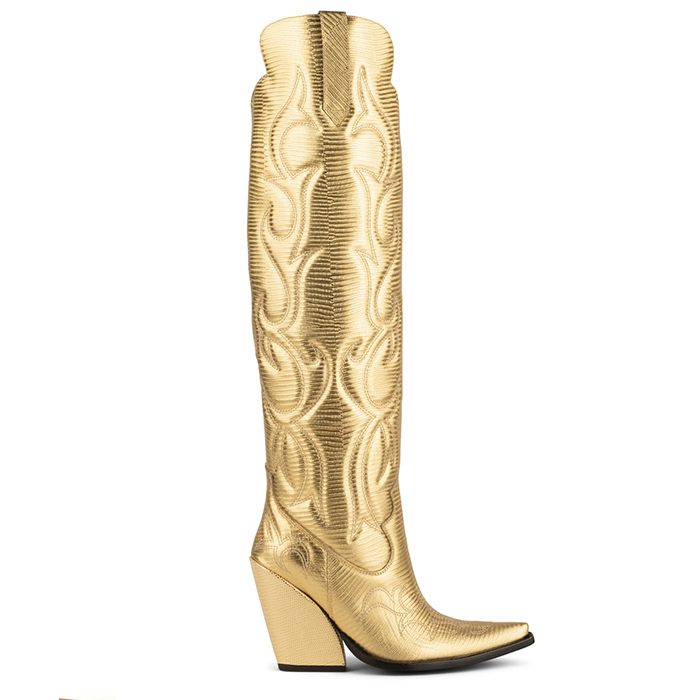 JEFFREY CAMPBELL AMIGOS GOLD