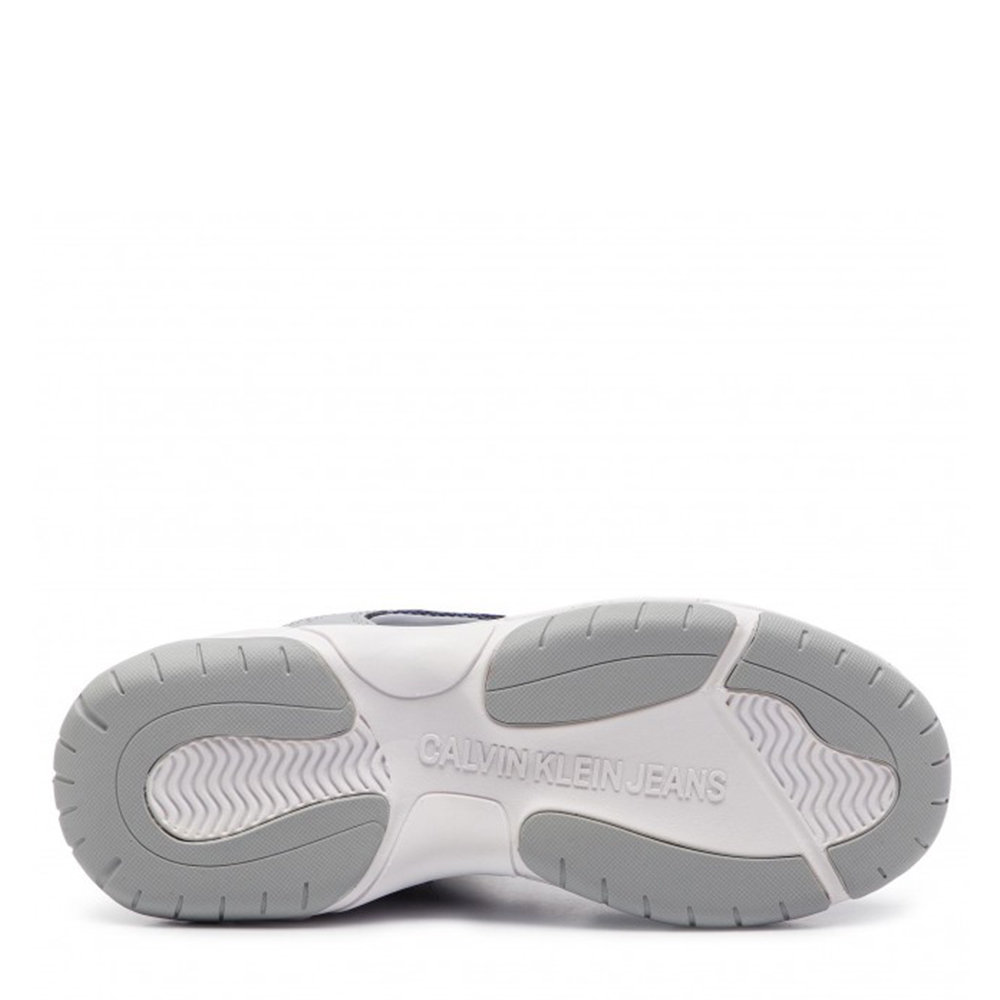 Calvin klein maya trainers navy light grey orange hotsell