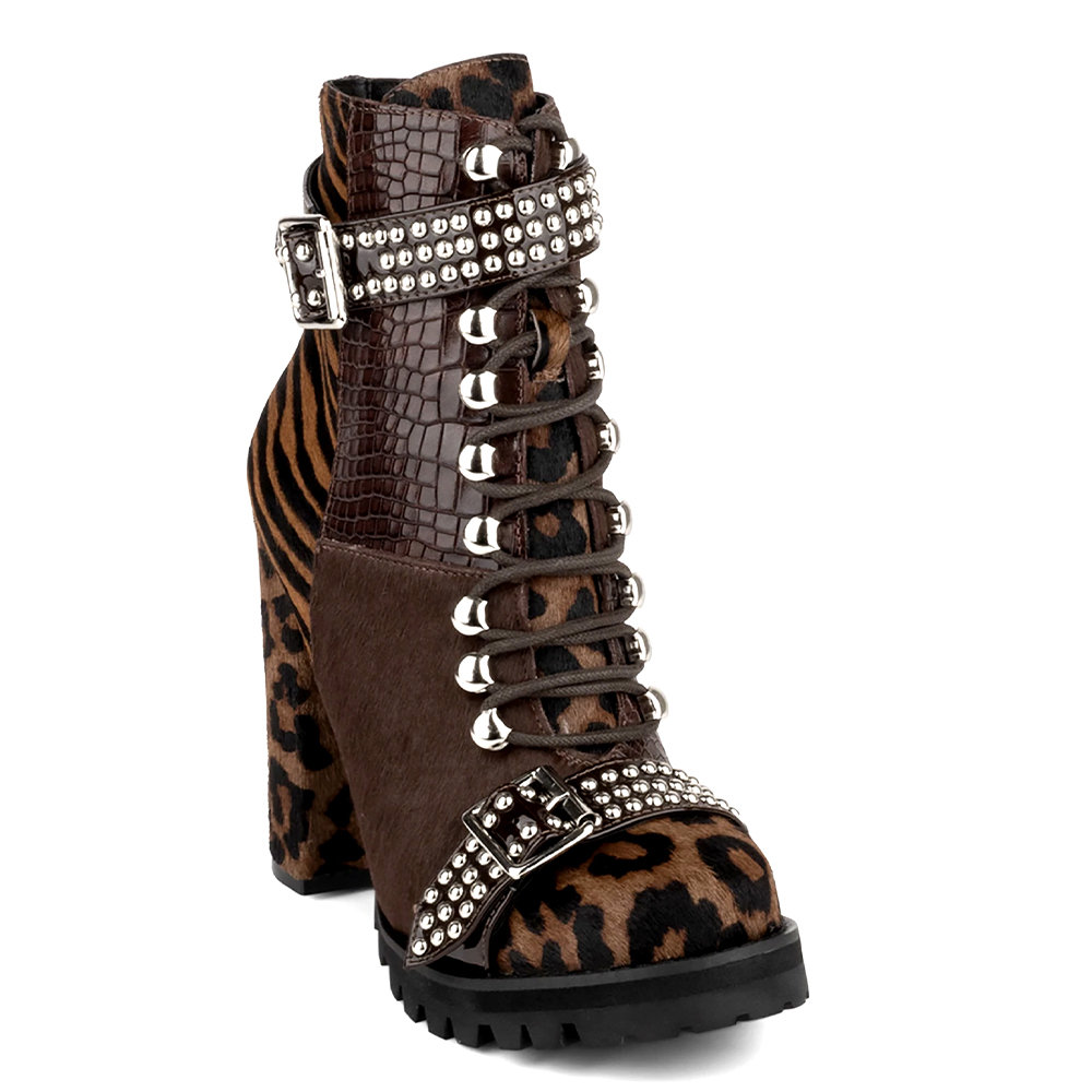 JEFFREY CAMPBELL // LILITH / BROWN+EXOTIC - ::