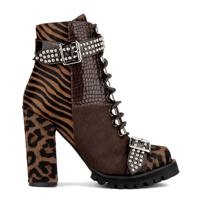 JEFFREY CAMPBELL // LILITH / BROWN+EXOTIC - ::
