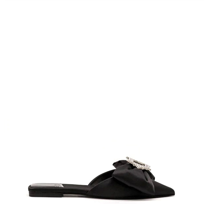 JEFFREY CAMPBELL // SIT-PRETTY / BLACK-SILVER - ::