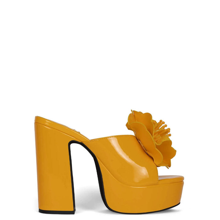 JEFFREY CAMPBELL // JCTROPICALS / YELLOW - ::