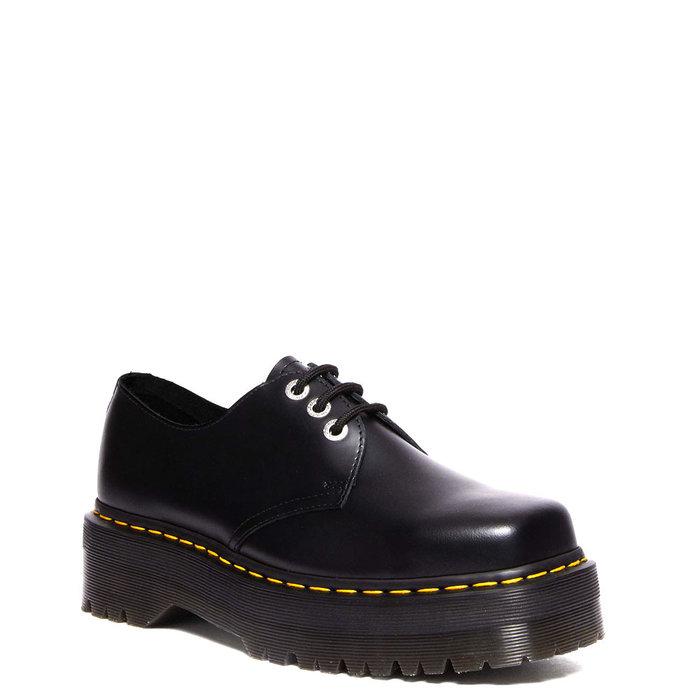 DR. MARTENS // 1461 QUAD / BLACK POLISHED