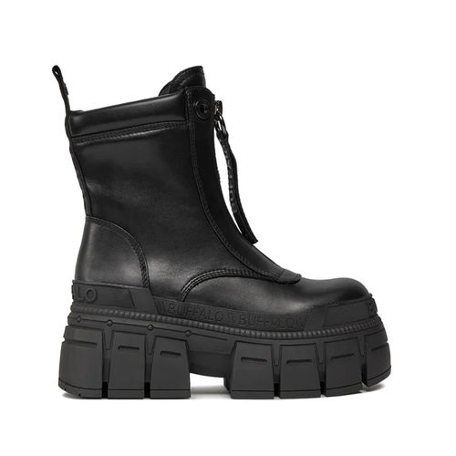 BUFFALO LONDON // GOSPHER ZIP BOOT / BLACK - ::