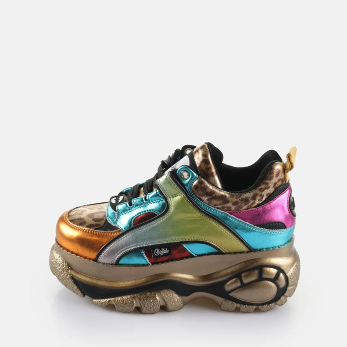 BUFFALO LONDON // 1339-14 2.0 / PINK+AQUA+ORANGE - ::